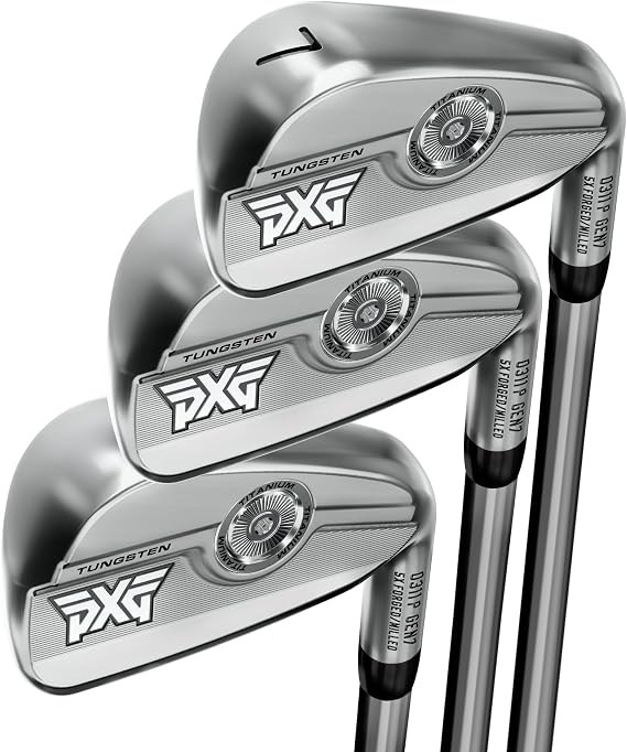 PXG Golf GEN7 0311P Irons for Men - 6 Club Set - 5-PW - Right Handed - Steel Shaft - Stiff Flex