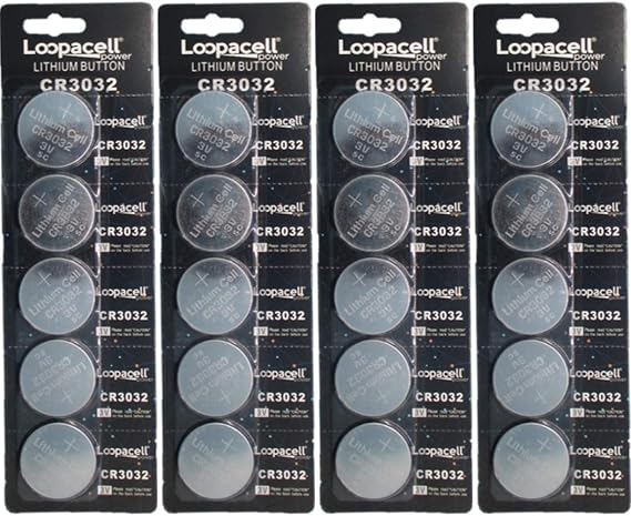 LOOPACELL CR3032 CR 3032 Lithium 3V 20 Batteries
