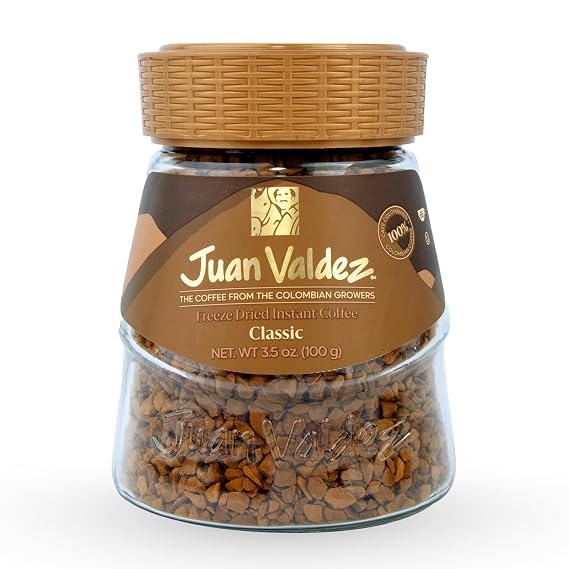 Juan Valdez Freeze-Dried Instant Coffee, Classic Flavor, 3.5 oz