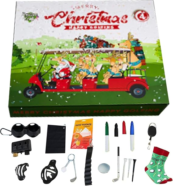 Countdown Calendar 2025 Golf Decorations