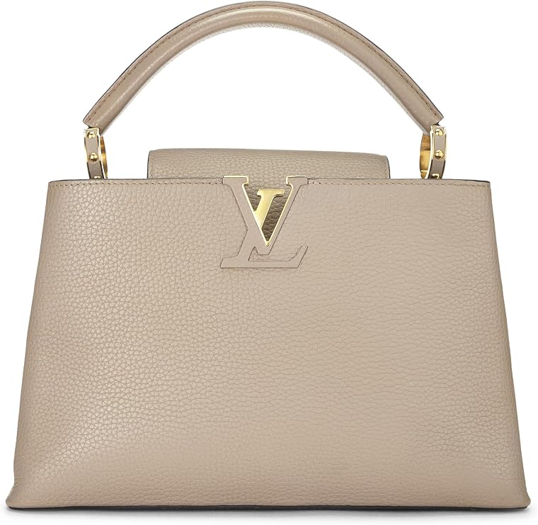 Pre-loved Grey Taurillon Capucines GM, Grey