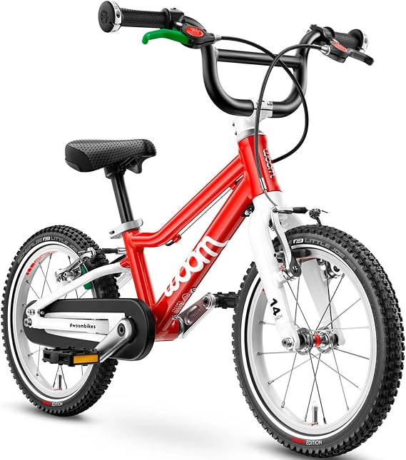 woom 2 Kids Bike, 14 Inch, Ages 3-4.5, Lightweight - Red