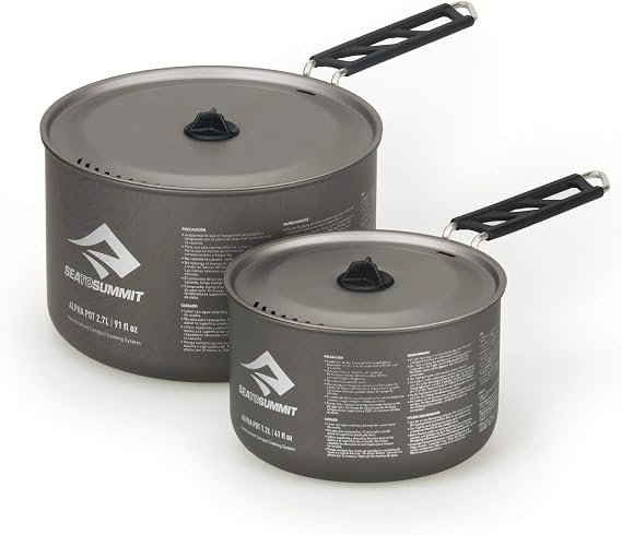 Sea to Summit Alpha Lightweight Aluminum Camping Cook Pot