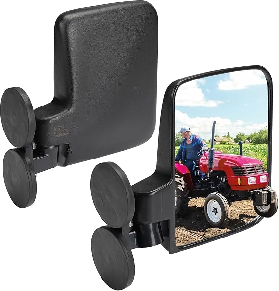 KEMIMOTO Magnetic Tractor Side Mirrors, 114 Lbs, 7.1x 5.3 Inch 2-Pack