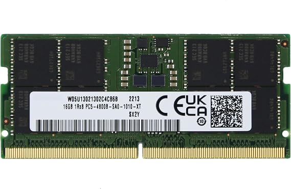 Factory Original 16GB (1x16GB) Compatible for Lenovo Legion 5/5i Gaming Laptop DDR5 4800MHz PC5-38400 SODIMM 1Rx8 CL40 1.1v Notebook Memory Module Upgrade RAM Adamanta