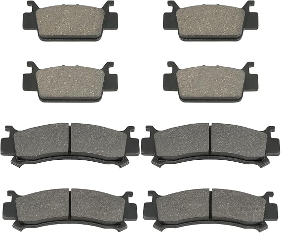 Replacement Parts for 06431-HL4-A01 06432-HL4-A01 06451-HL4-A01 06452-HL4-A01 Brake Pads for Honda Mod-BP8-1072