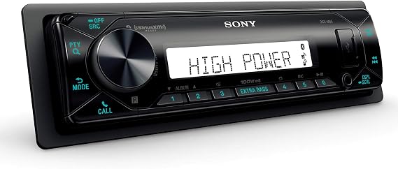 Sony DSX-M80 High Power 45W X 4 Rms Digital Media Receiver with Bluetooth and SiriusXM Ready