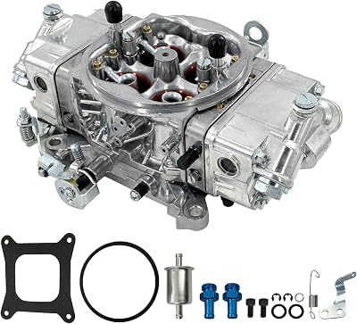 BR-67199 Carburetor 4 Barrell 650 CFM for Holley Quick Fuel Brawler Race Carb Carburetor Double Pumper 4150 Square Bore No Choke Dual Inlet 67199