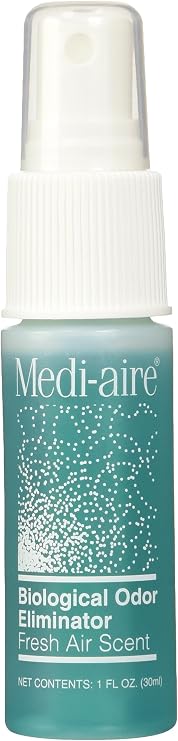 Bard Medi-aire Biological Odor Eliminator - 1 oz Spray Bottle, Green