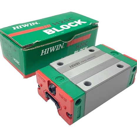 HIWIN Linear Guide HGH20CA HGH20 HGH20CAZ0C/ZAC 25.4x44x77.5mm GK Block Linear Carriage/Slider/Rail Bearings Motion Control for CNC Machine Parts 3D Printer Automation Industry Semi-Conductor