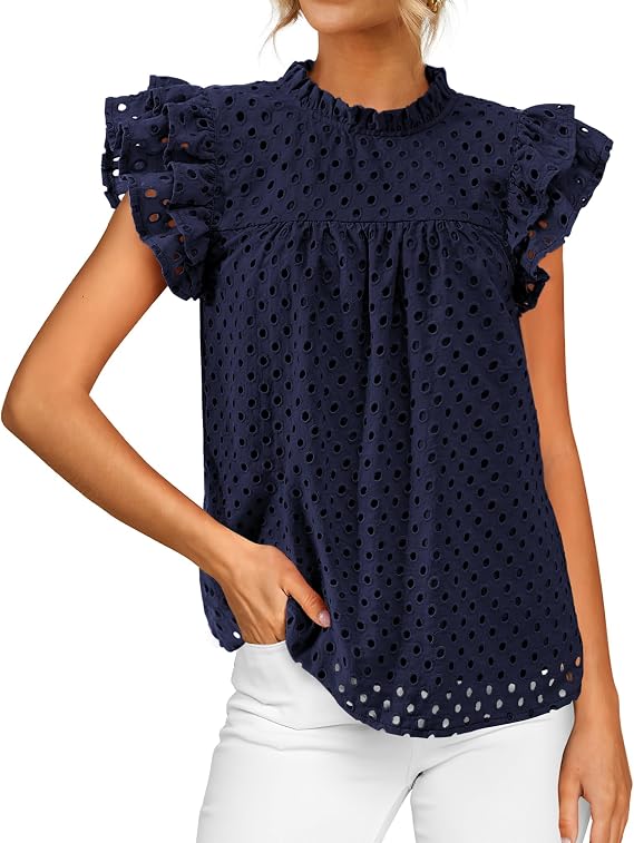 BTFBM Casual Summer Shirts for Women 2026 Going Out Tops Trendy