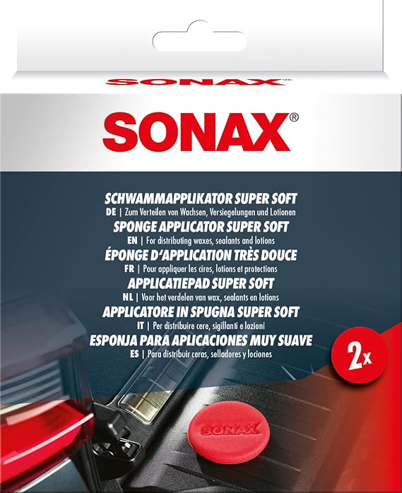 Sonax 417 141 Aplikatör Sünger Süper Yumuşak, Renkli