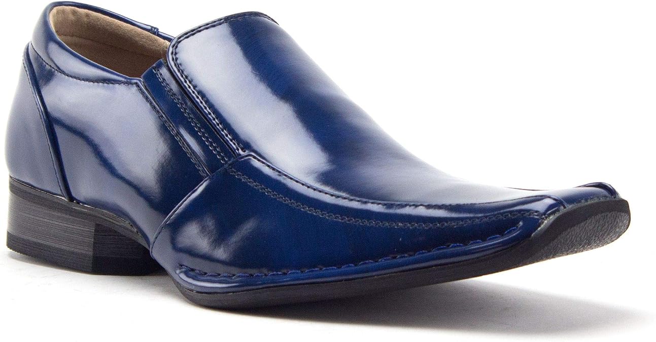 Men's 99374 Slip On Square Toe Classic Loafers Dress Shoes