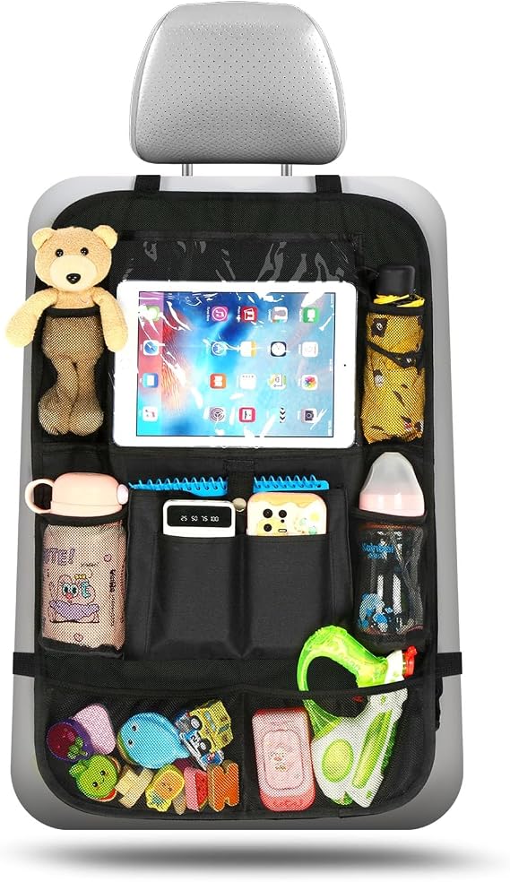 Car Back Seat Organiser for Nissan Xterra SUV (2025-), Multi-Pocket Back Seat Protector,Foldable Durable Storage Bag Waterproof Neat