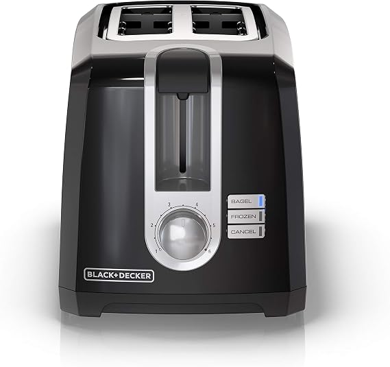 BLACK+DECKER 2-Slice Toaster with Extra-Wide Slots