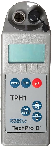Myron L TPH1, Conductivity, TDS, pH, Temperature TECHPRO II Digital Meter