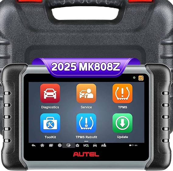 Autel MaxiCOM MK808Z, Autel Scanner, 2025 Bi-Directional Tool, OBD2 Scanner for All Vehicles All System Diagnostic Tool Bi-Directional Control Same as MaxiCOM MK808 Lite MX900