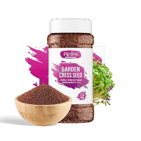 Pardesi Halim Seeds (Aliv, Garden Cress) 300g, for Ladoo & Drinks