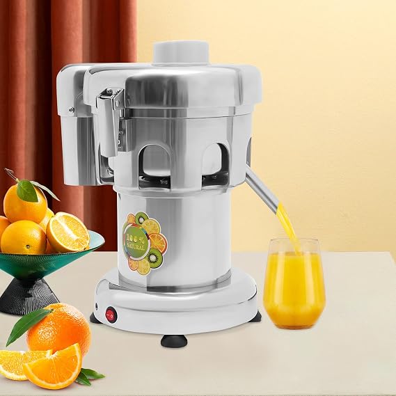 Commercial Juicer,110V Heavy Duty Centrifugal Juicer Machine,Electric Juice Machines Vegetable and Fruit,Stainless Steel Constructed Extractor