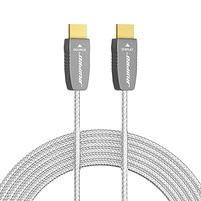 4K HDMI Ultra Thin Fiber Optic Cable 20ft 4K60Hz HDMI2.0b High Speed 18Gbps HDMI Cord Support HDR10 HDCP2.22.3 Slim and Flexible 6m
