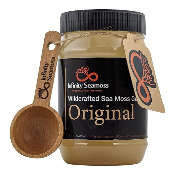 Sea Moss Gel | St. Lucia Wildcrafted Sea Moss | 100% Organic (16oz)