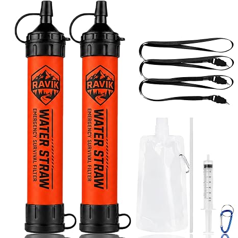 Water Filter Straw, 2PCS