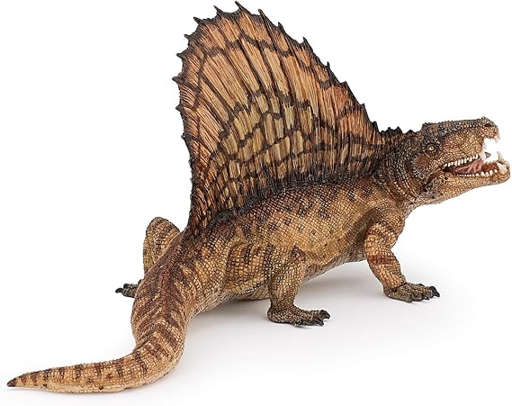 Realistic Dimetrodon Dinosaur Figurine, Dinosaurs Collection, Kids Ages 3+ | Educational play about a sail-backed reptile | hand-painted | a piece to collect | an original gift for girls and boys