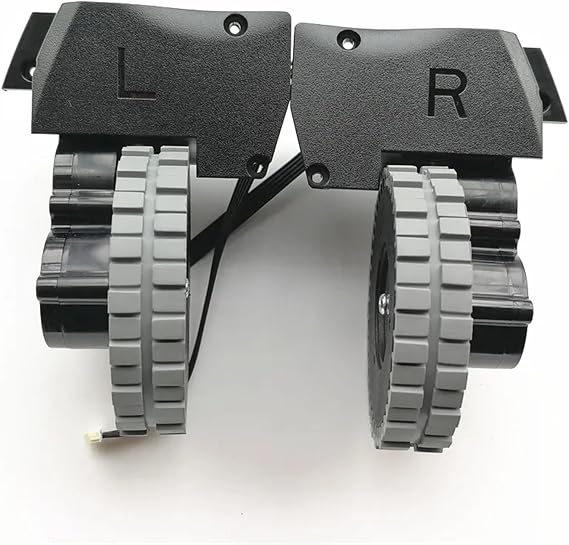 Vacuum Cleaner Right Left Wheel Motor Assembly. Compatible for SilverCrest SSRA1 Robotic Traveling Wheel Spare Parts Wheels Engine(R and L Wheel)