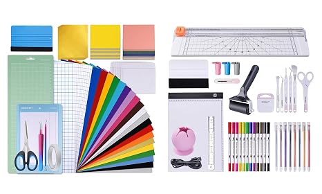 Bundle GO2CRAFT 70Pcs Ultimate Accessories Bundle for Cricut Joy and 37Pcs Essential Tool Set