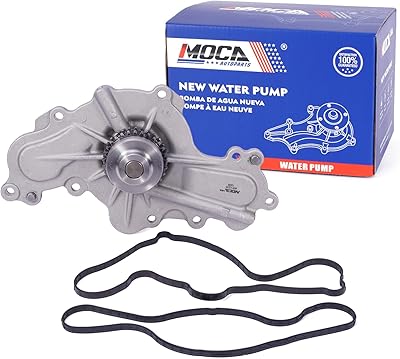 125-3340 Water Pump wDouble Sprocket Fit for Mazda 2011-2015 CX-9 3.7L, 2011-2013 6 3.7L, for Lincoln 2011-2012 MKX MKT MKS, for Ford Explorer Edge 3..7L