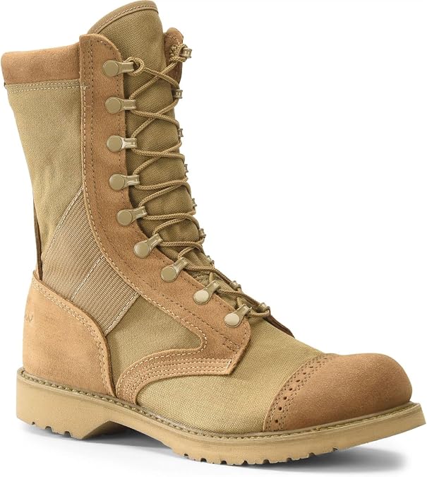 Corcoran Marauder 10" Soft Toe Work Boot for Men, Durable Leather, Slip Resistant Soles