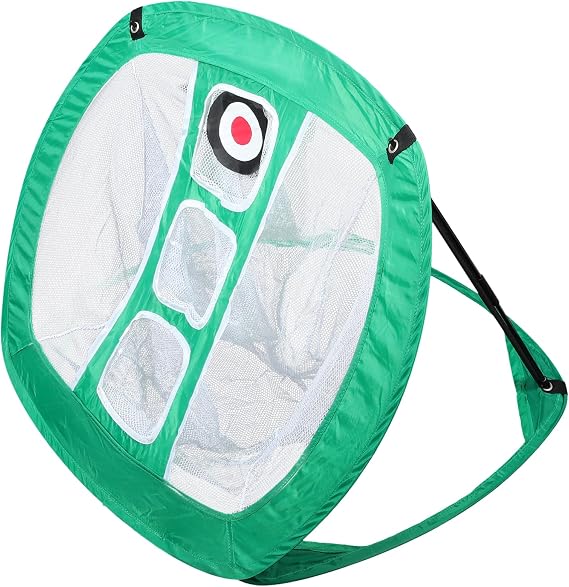Green Nylon Golf Practice Net for Indoor Home and Backyard Training