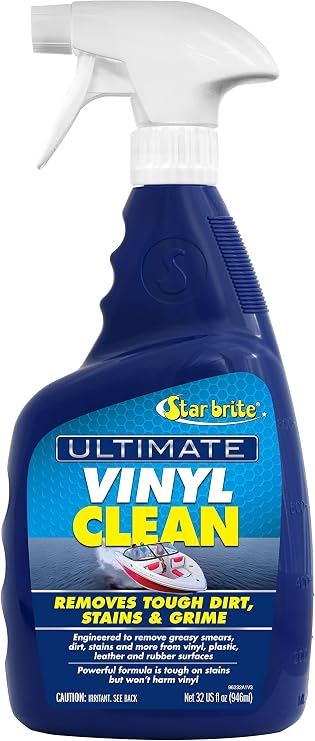 STAR BRITE Ultimate Vinyl Clean Multi-Surface Cleaner | Spray away the toughest dirt, grime, and greasy stains from vinyl, plastic, rubber, and leather surfaces