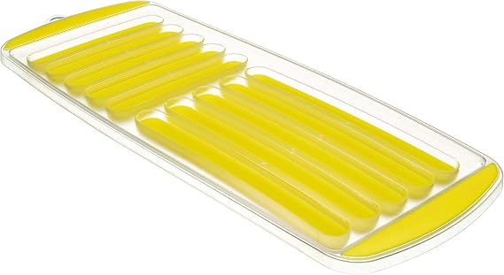 Skinny Stick Ice Tray Makes 10 Cubes, Thin Drink Cooler Mold for Water Bottles