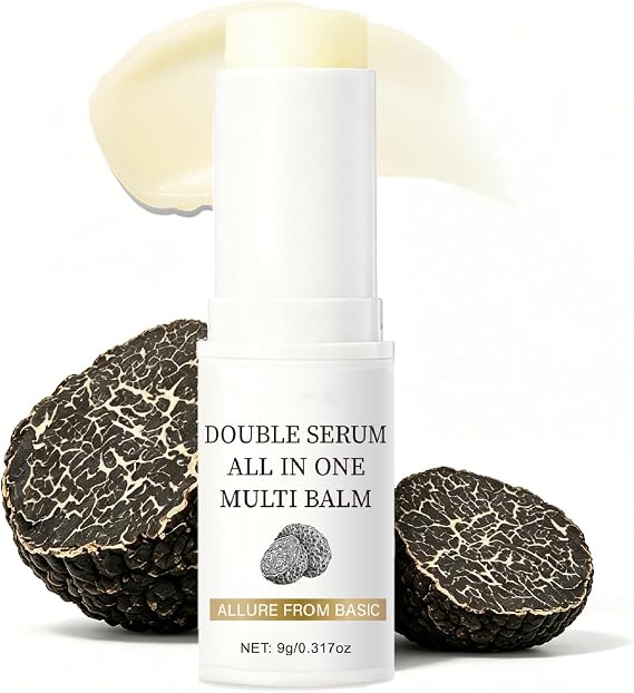 Multi Balm Stick - Face Serum Stick With Black Truffle - Portable Moisturiser For Skin Brighten & Hydration - All In One Balm For Face Redness, Dryness & Dullness