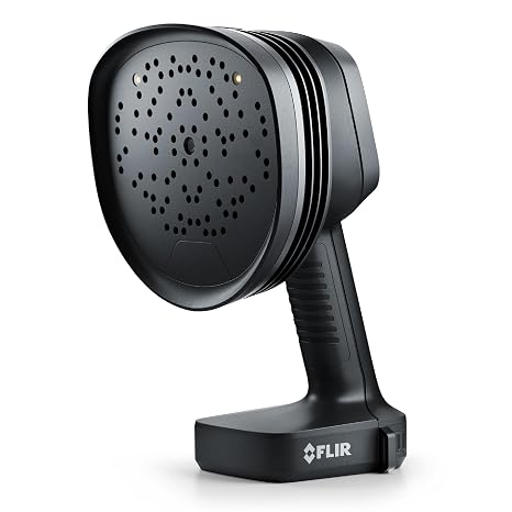 Flir Si1-LD Acoustic Imaging Camera for Compressed Air Leaks | Industrial, detect/locate/quantify leaks, on-camera cost analysis, MDLR 0.01 l/min at 2.5m, one-handed, WiFi