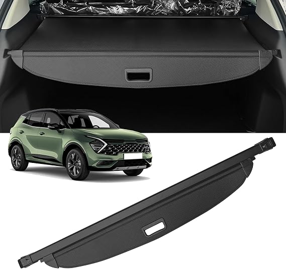 AUXKO Retractable Cargo Cover for Kia Sportage 2027-2023, Carbon Fiber