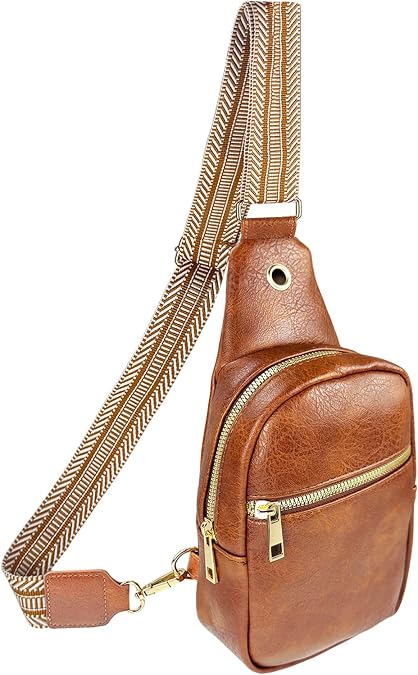 Bunliuys Small Sling Bag, Women's Fanny Pack Fanny Packs Belt Bag Crossbody Bags Chest Bag for Women