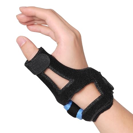 Velpeau Breathable Thumb Brace for Arthritis Pain and Support, Ideal for De Quervain's Tenosynovitis, Tendonitis, Sprained, Osteoarthritis, Trigger Thumb Spica Splint Stabilizer Right or Left Hands(S)
