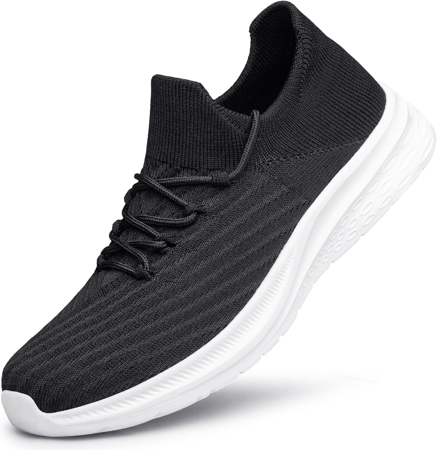 YHOON Mens Walking Shoes Slip on Casual Shoes Lightweight Workout Gym Tennis Shoes