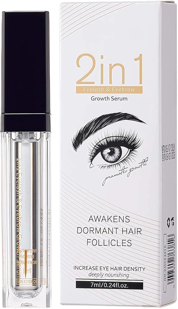 7ml Lash Serum & Eyelash Serum, Lash Se/rum Growth Rapid Las/h, Eyebrow Growth Seru/m For Simple Use, Brow Enhancer Ser/um, Nourishes and Repairs, Thicker-Looking, Fuller-Looking Lashes & Brows
