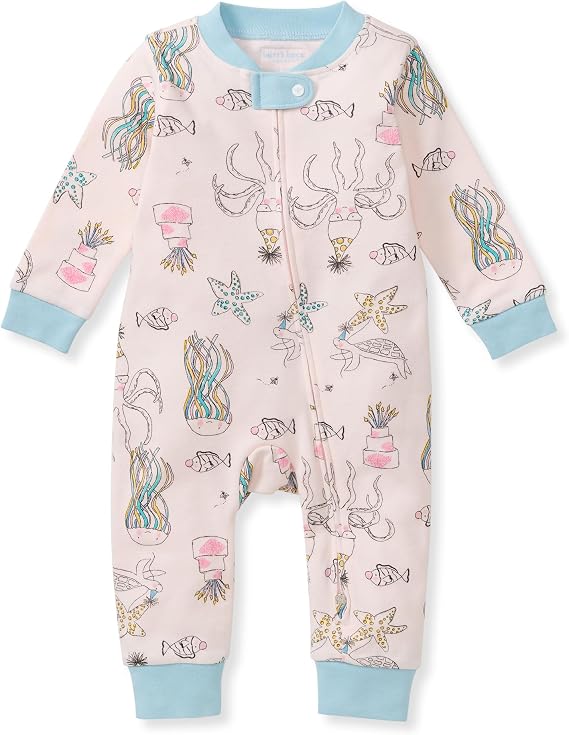 Burt's Bees Baby Unisex Sleep and Play Pajama, Footless One-Piece Zipper PJ