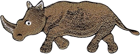 Rhino Iron-On Patch Iron-On Patch Size 12 x 4.5 cm