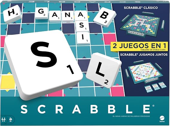 Mattel Games Scrabble, Version: Spanish, HXV99
