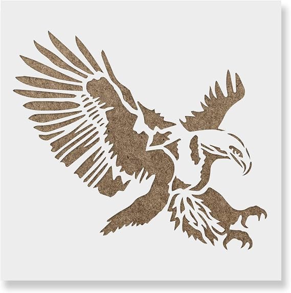 Eagle Stencil - Bird Stencils, Stencil Eagle, Eagle, Stencil of Eagle, Bird Stencil