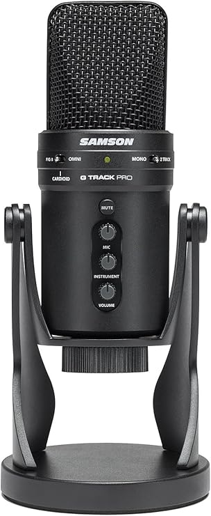 SAMSON G-Track Pro Professional USB Condenser Microphone with Audio Interface