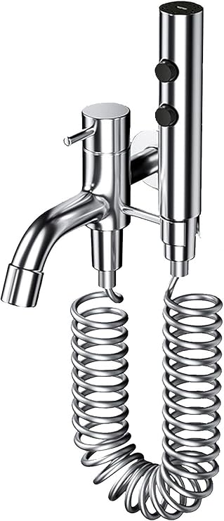 Bidet Sprayer for Toilet, Brass Handheld Bidet Sprayer Set with Hose, 3 Functions Bidet Sprayer (Chrome)