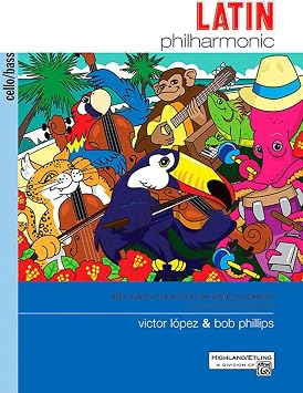 Latin Philharmonic for string orchestra, cello/bass part; Victor Lopez, et al. (Alfred Music Publishing)
