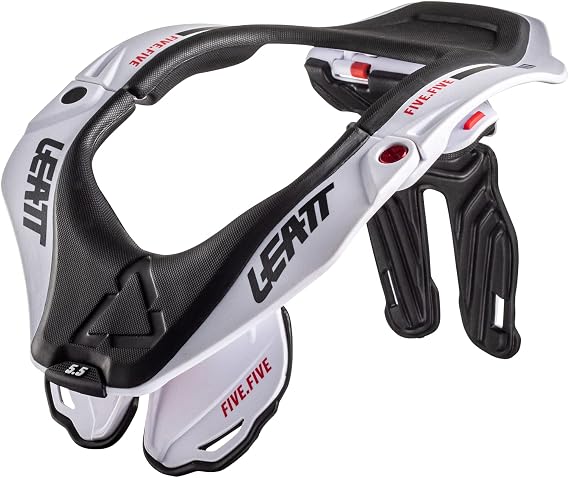 Leatt Brace Neck Brace 5.5 Adult (White - Large/X-Large)