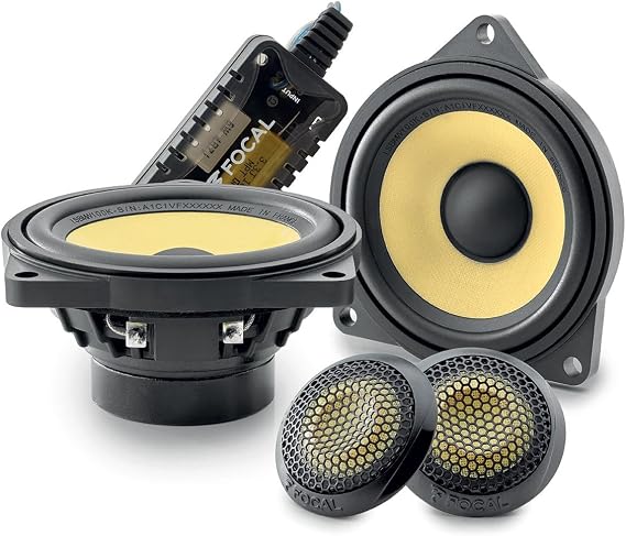 Focal is BMW 100K - 2-Way Kevlar Component Kit Compatible with Select BMW